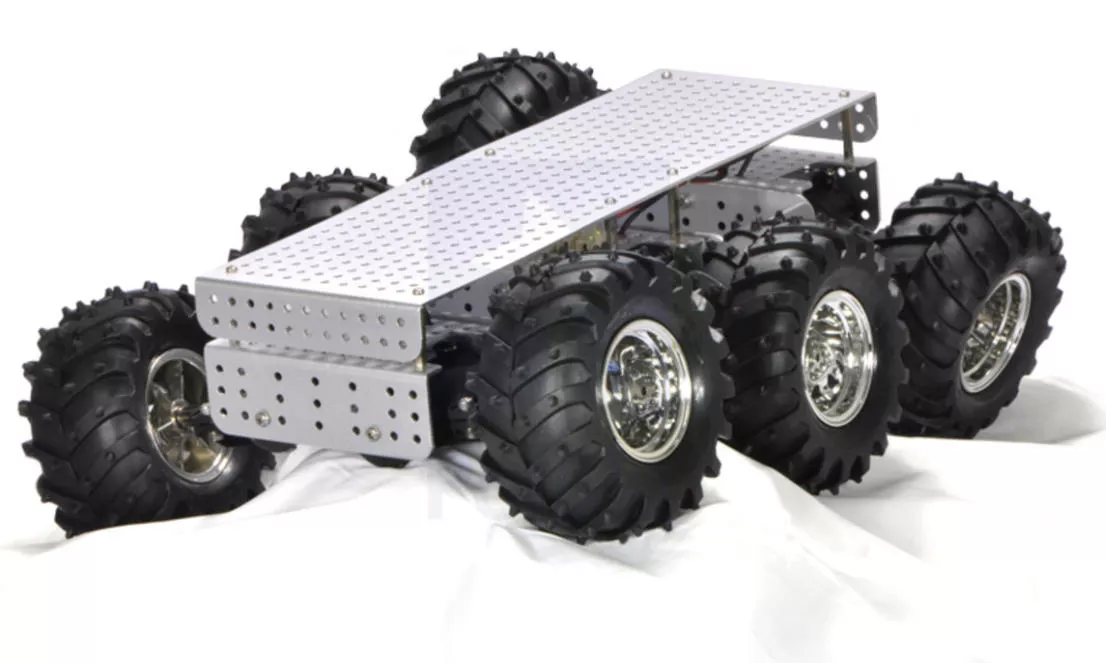 Dagu Wild Thumper 6WD All-Terrain Chassis, Silver, 34:1