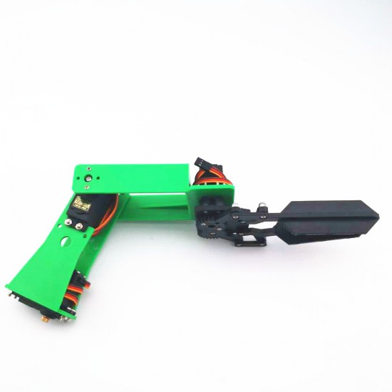 3 Degrees Of Freedom Plastic Robot Arm Garbage Sorting Robotic Claw